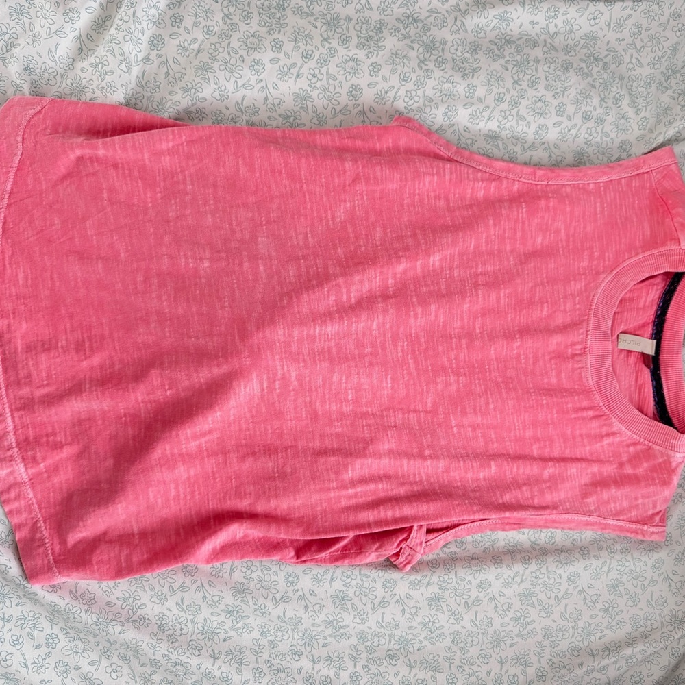 Anthropologie Vibrant Pink Tank Top
